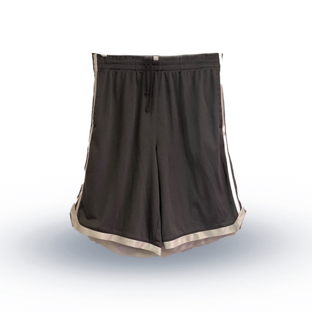 Boy size extra large gray, Adidas 100% polyester basketball shorts